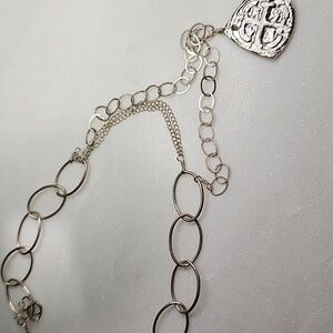 Sterling Silver 925 Multi Chain Necklace